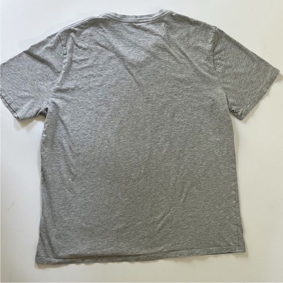 Vince Pima Cotton Essential V-Neck T-Shirt Heather Grey Size L - Picture 6 of 7